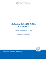 Cattron 11R Quick Reference Manual preview