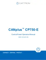 Cattron CANplus CP750-E Operation Manual предпросмотр