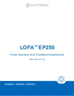 Cattron LOFA EP250 Panel Operation And Troubleshooting Manual preview