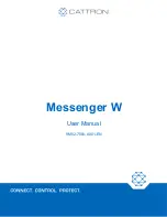 Cattron Messenger W User Manual предпросмотр