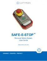 Preview for 1 page of Cattron Safe-E-Stop User Manual