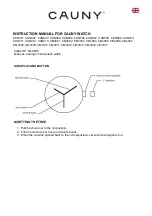 Cauny CAN001 Instruction Manual предпросмотр