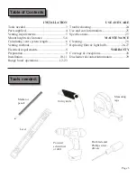 Preview for 5 page of Cavaliere 198 Series Installation Manual And User'S Manual