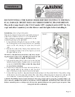 Preview for 12 page of Cavaliere 198 Series Installation Manual And User'S Manual