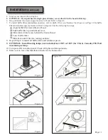 Предварительный просмотр 13 страницы Cavaliere AirPRO 238 Professional Series Installation Manual And User'S Manual