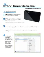 Cavalry CAU3G Firmware Instructions preview