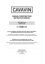 Предварительный просмотр 1 страницы Cavavin C-155WDZ-V4 Instruction Manual