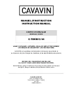 Cavavin C-73WBVC-V4 Instruction Manual preview