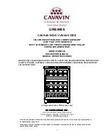 Cavavin CAVA46S-1DZ Instruction Manual preview