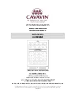 Preview for 1 page of Cavavin S-050WDZ Instruction Manual