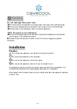 Preview for 5 page of Cavecool CC124DB Instruction Manual