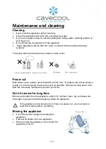 Preview for 13 page of Cavecool CC124DB Instruction Manual