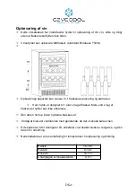 Предварительный просмотр 10 страницы Cavecool CC145DB-SE Instruction Manual