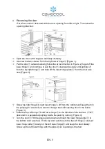 Предварительный просмотр 20 страницы Cavecool CC145DB Instruction Manual