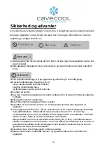 Предварительный просмотр 17 страницы Cavecool CC201SB Instruction Manual