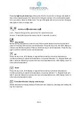 Preview for 12 page of Cavecool CC328MB-B Instruction Manual