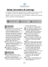 Preview for 17 page of Cavecool CC428DB-SE Instruction Manual