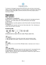 Preview for 22 page of Cavecool CC428DB-SE Instruction Manual