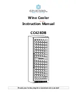 Предварительный просмотр 14 страницы Cavecool CC428DB Instruction Manual