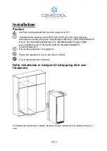 Предварительный просмотр 5 страницы Cavecool CC428SB-SE Instruction Manual