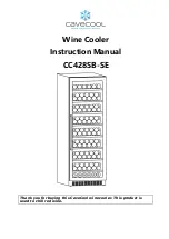 Предварительный просмотр 14 страницы Cavecool CC428SB-SE Instruction Manual