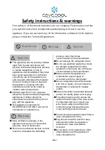 Preview for 16 page of Cavecool CC428SB Instruction Manual