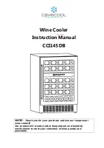 Cavecool CCI145DB Instruction Manual preview