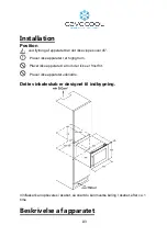 Предварительный просмотр 5 страницы Cavecool CCI66SB Instruction Manual