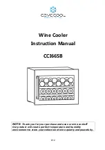 Предварительный просмотр 14 страницы Cavecool CCI66SB Instruction Manual