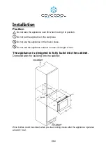 Предварительный просмотр 18 страницы Cavecool CCI66SB Instruction Manual