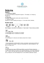 Preview for 9 page of Cavecool CCI92DB Instruction Manual