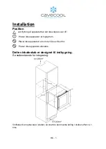 Предварительный просмотр 5 страницы Cavecool CCI92SB Manual