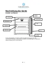 Предварительный просмотр 38 страницы Cavecool CCI92SB Manual
