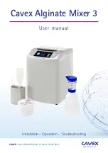 Предварительный просмотр 1 страницы Cavex Alginate Mixer 3 User Manual