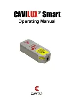 Cavitar CAVILUX HF Operating Manual preview