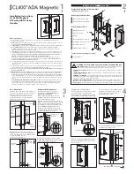 Cavity Sliders CAVILOCK CL400 Magnetic Bi-Parting ADA Installation Instructions preview