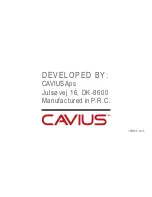 Предварительный просмотр 35 страницы Cavius FLOOD User Manual