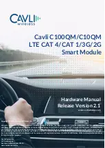 Предварительный просмотр 1 страницы Cavli Wireless C100QM Hardware Manual