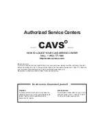 Preview for 30 page of CAVS DVD-105G USB Instructions Manual