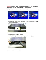 Предварительный просмотр 2 страницы CAVS DVD-203G Upgrade Instructions