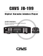 Preview for 1 page of CAVS JB-199 Premier User Manual