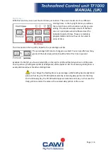 Предварительный просмотр 16 страницы CaWi TF1000 Manual