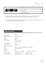 Предварительный просмотр 5 страницы Cayin CS-300A User Manual