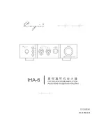 Cayin iHA-6 User Manual preview