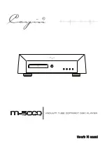 Cayin m-50CD User Manual preview