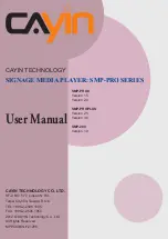 Cayin SMP-200 User Manual предпросмотр