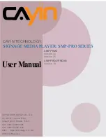 Cayin SMP-PRO2 User Manual предпросмотр