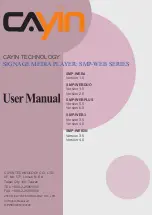 Cayin SMP-WEB3 User Manual предпросмотр