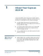 Предварительный просмотр 11 страницы Cayman Systems 2E-H-W User Manual