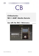 Preview for 1 page of CB ELECTRONICS TMC-1-MMP1 Manual